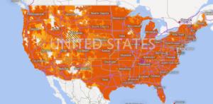 AT T Maps Wireless Coverage Map for Voice and Data Coverage from AT T